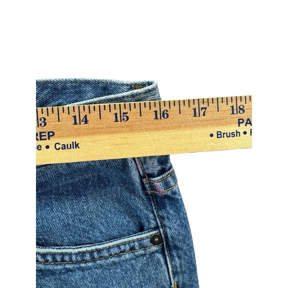 Helmut Lang MR 87 Heritage Slim Jeans Mens 30x30 Blue Denim Designer USA Made